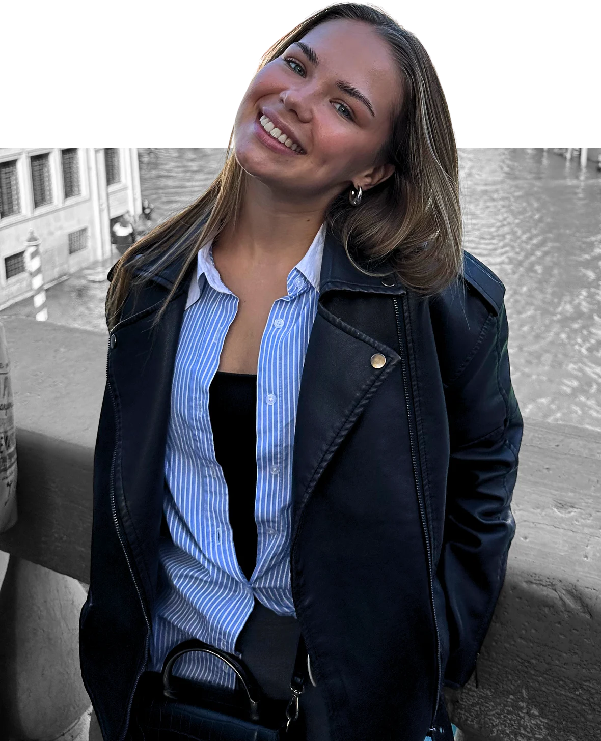 Portrait of Kamilė in Venice